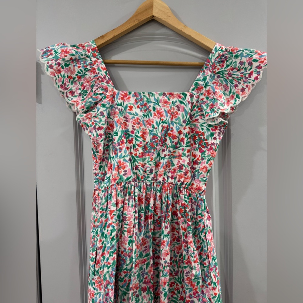 NWT!💛J. Crew Floral Kids Dress - Pink and Green
